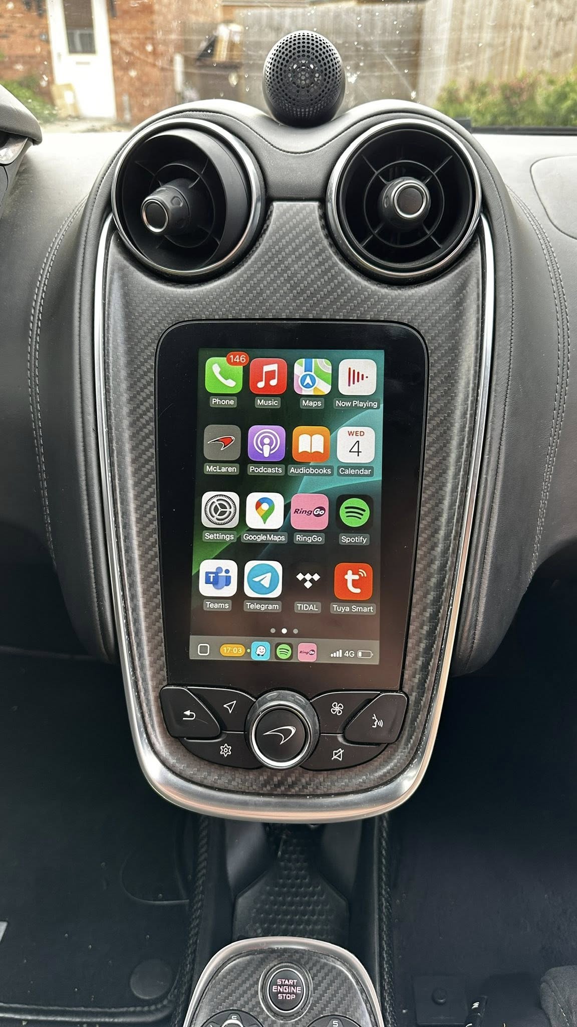 Carplay/Android Auto-module voor McLaren