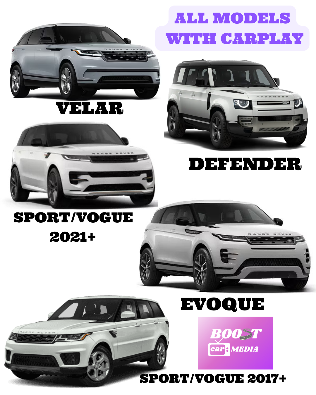 AI mediabox voor Land Rover / Range Rover