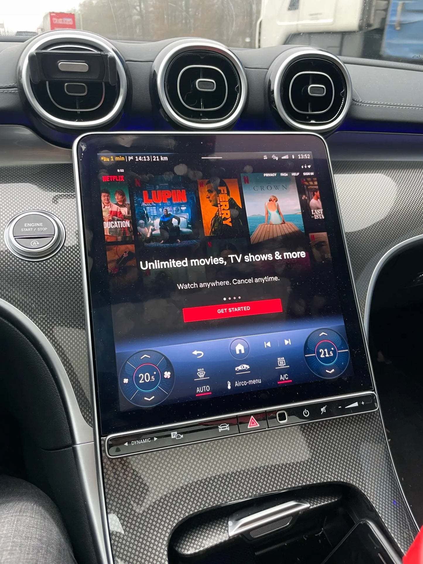 AI mediabox voor Mercedes