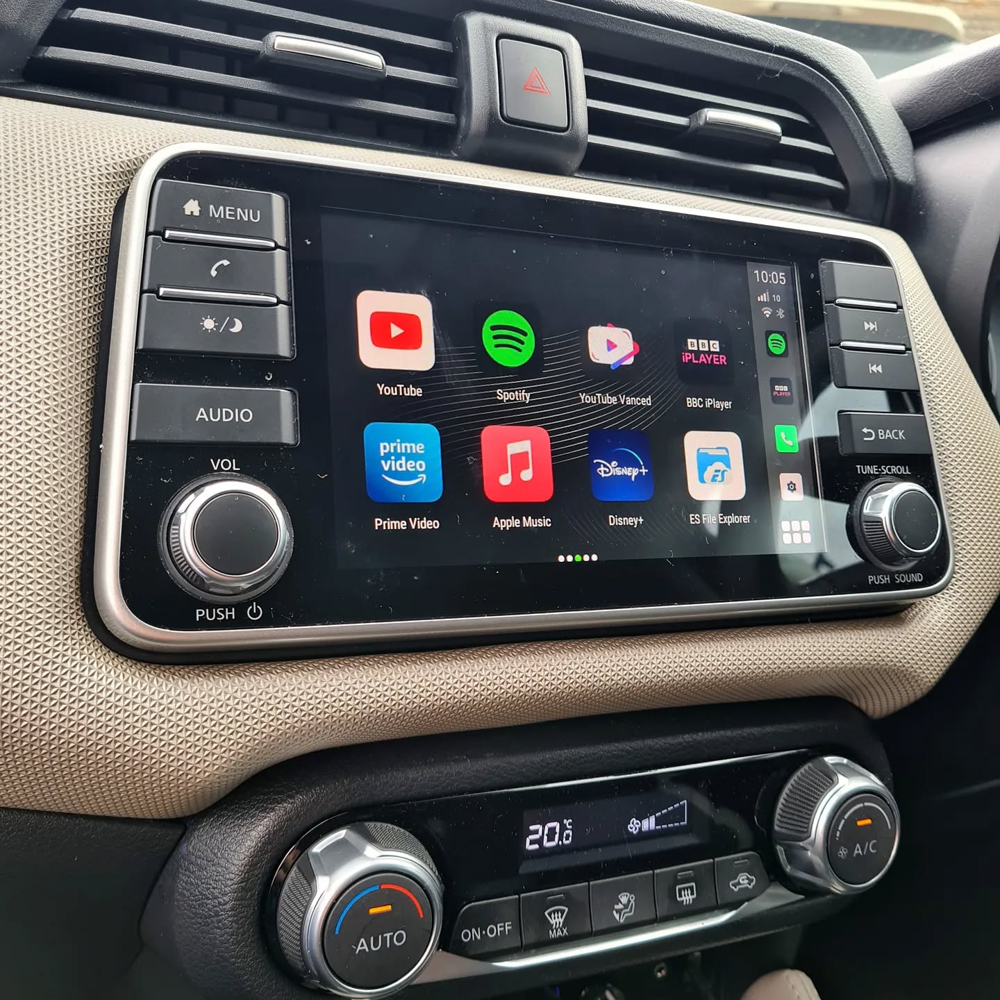 AI mediabox voor Nissan