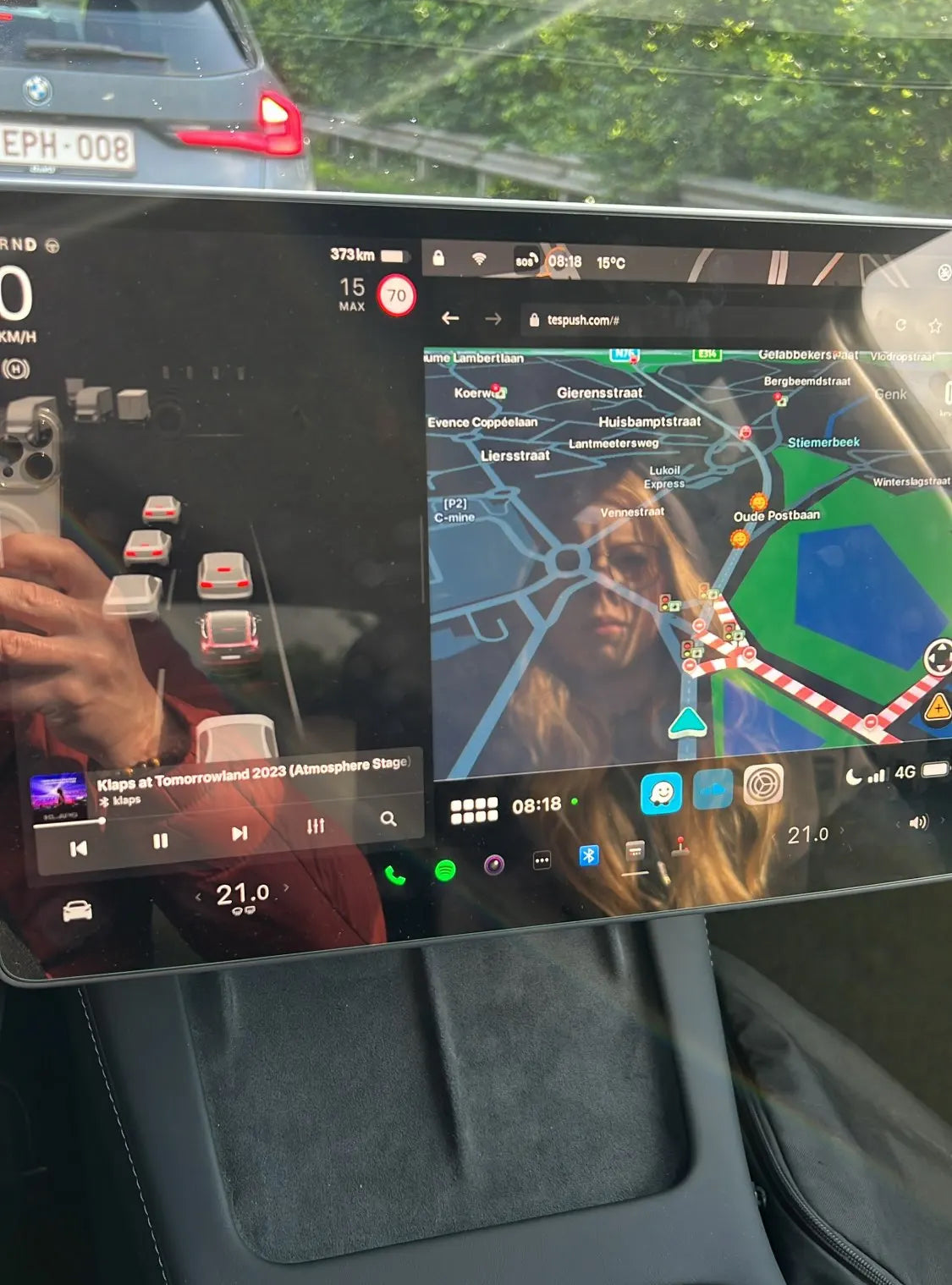 Carplay mediabox voor TESLA